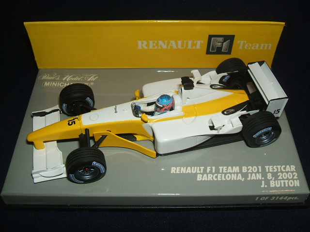 画像1: セカンドハンド品●PMA1/43 RENAULT B201 TESTCAR BARCELONA 2002 (J.バトン）