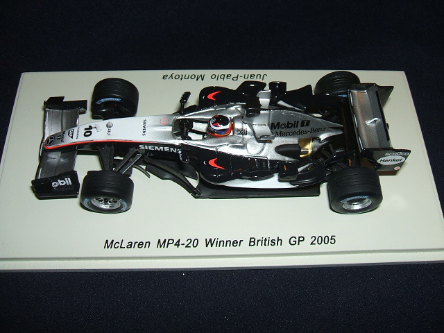 画像1: 新品正規入荷品●SPARK 1/43 McLAREN MP4-20 WINNER BRITISH GP 2005 (J.P.モントーヤ）