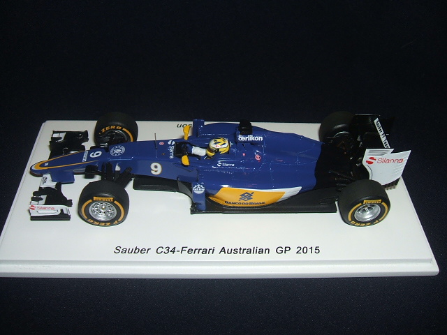 画像1: 新品正規入荷品●SPARK 1/43 SAUBER FERRARI C34 AUSTRALIAN GP 2015 (M.ERICSSON) #9