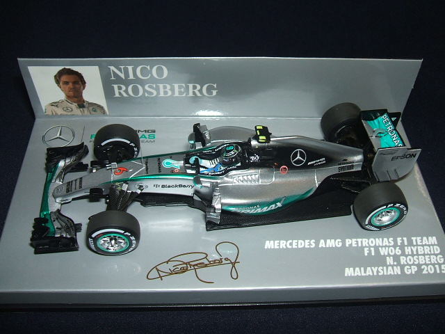 画像1: 新品正規入荷品●PMA1/43 レジン製　MERCEDES PETRONAS AMG W06 MALAYSIAN GP 2015 (N.ロズベルグ）