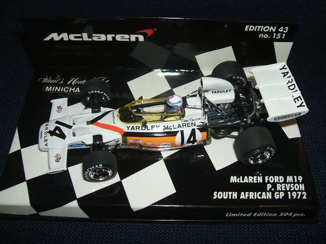 画像1: 新品正規入荷品●PMA1/43 McLAREN FORD M19 SOUTH AFRICAN GP 1972 (P.REVSON)