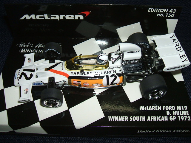 画像1: 新品正規入荷品●PMA1/43 McLAREN FORD M19 WINNER SOUTH AERICAN GP 1972 (D,HULME) #12