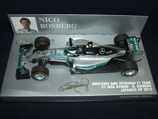 画像1: 新品正規入荷品●PMA1/43 MERCEDES AMG PETRONAS W06 JAPANESE GP 2015 (N.ロズベルグ） #6