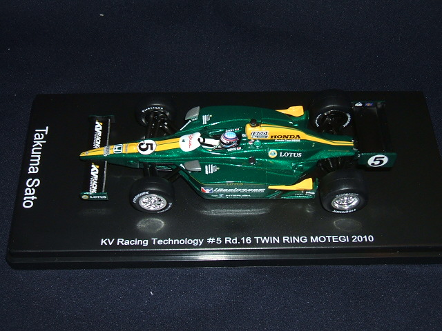 画像: 新品正規入荷品●GREENLIGHT 1/43 KV RACING TECHNOLOGY  Rd.16 INDY JAPAN ツインリンクもてぎ 2010 (佐藤琢磨）