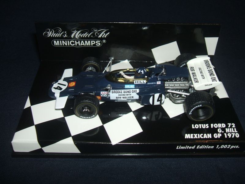 画像1: 新品正規入荷品●PMA1/43 LOTUS FORD 72 MEXICAN GP 1970 (G.HILL) #14