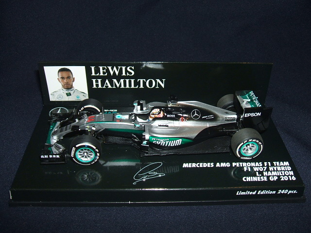 画像1: 新品正規入荷品●PMA1/43 MERCEDES AMG PETRONAS W07 CHINESE GP 2016 (L.ハミルトン）