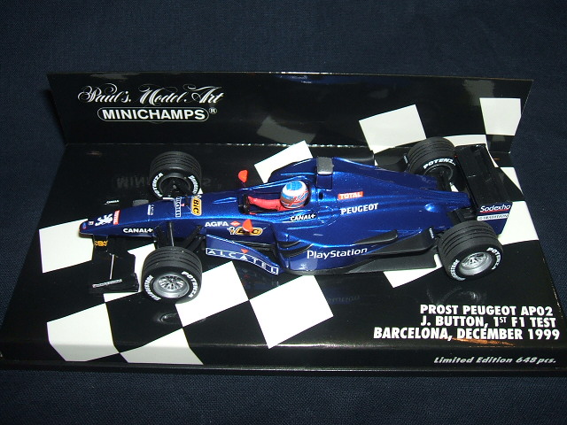 画像1: セカンドハンド品●PMA1/43 PMA1/43 PROST PEUGEOT AP02 BARCELONA F1 1st TEST 1999 (J.バトン）