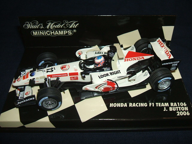 画像1: セカンドハンド品◎PMA1/43 HONDA RA106  (J.バトン） #12