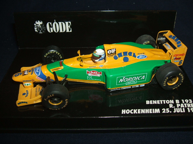 画像1: セカンドハンド品●GODE別注●PMA1/43 BENETTON B193B HOCKENHEIM GP 1993 (R.パトレーゼ） #6