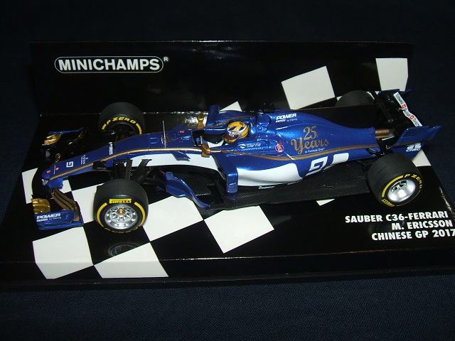 画像1: 新品正規入荷品●PMA 1/43 SAUBER FERRARI C36 CHINESE GP 2017 (M.エリクソン) #9