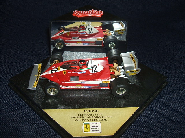 画像1: セカンドハンド品●Quartzo1/43 FERRARI 312 T3 WINNER CANADIAN GP 1978 (G.ビルヌーブ） #12