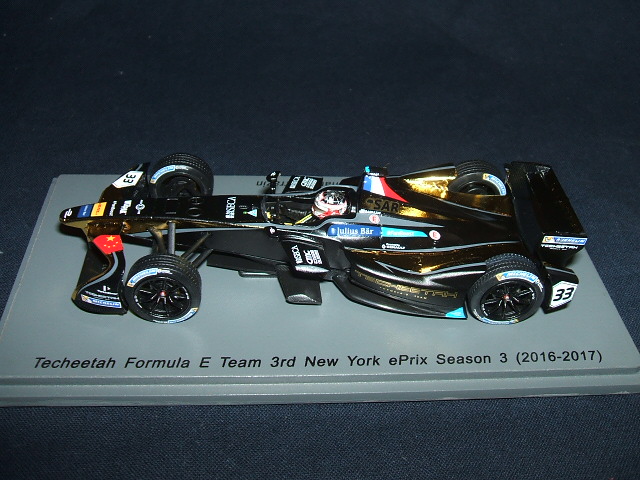 画像1: 50％OFF●新品正規入荷品●SPARK 1/43 FORMULA Eシリーズ TECHEETAH FORMULA E TEAM 3rd NEW YORK EPRIX SEASON 3 (2016-2017) S.SARRAZIN #33