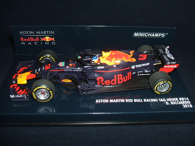 画像1: 新品正規入荷品●PMA1/43 ASTON MARTIN RED BULL RB14 (D.リカルド） 2018 #3