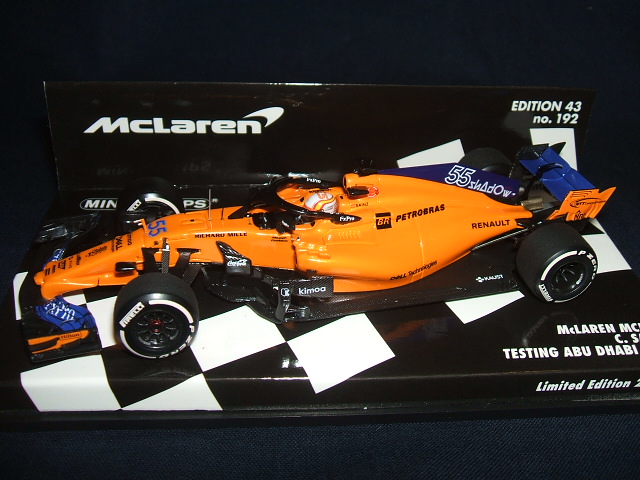 画像1: 新品正規入荷品●PMA1/43 McLAREN MCL33 TESTING ABU DHABI GP 2018 (C.サインツ）