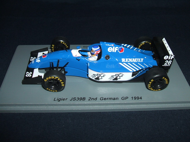 画像1: 新品正規入荷品●SPARK 1/43 LIGIER JS39B 2nd GERMAN GP 1994 (O.パニス）