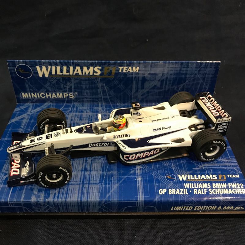 画像1: セカンドハンド品●PMA1/43 WILLIAMS BMW FW22 BRAZIL GP (R.シューマッハ） 