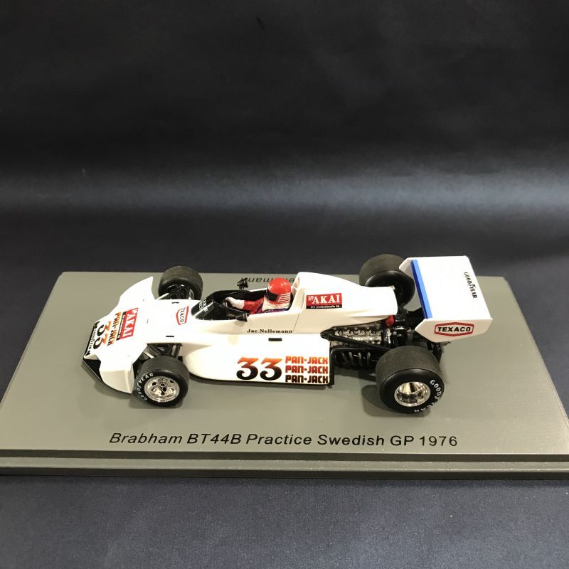 画像1: シグナス特別価格●新品正規入荷品●SPARK1/43 BRABHAM BT44 PRACTICE SWEDISH GP 1976 (J.NELLEMANN) #33