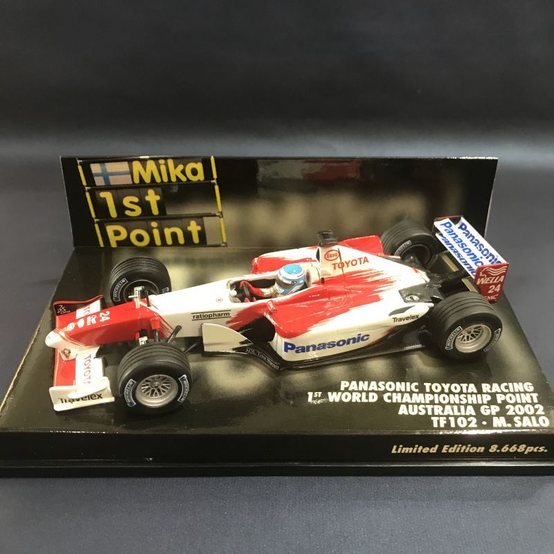 画像1: セカンドハンド品●PMA1/43 TOYOTA TF102 1st POINT AUSTRALIA GP 2002  (M.サロ） #24