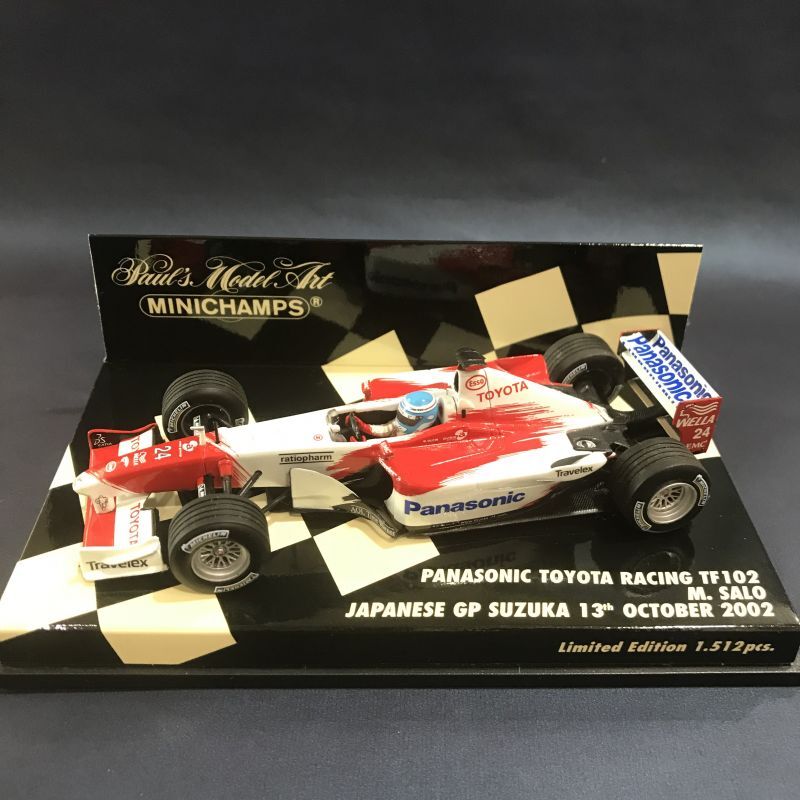 画像1: セカンドハンド品●PMA1/43 TOYOTA TF102 JAPANESE GP 2002  (M.サロ） #24