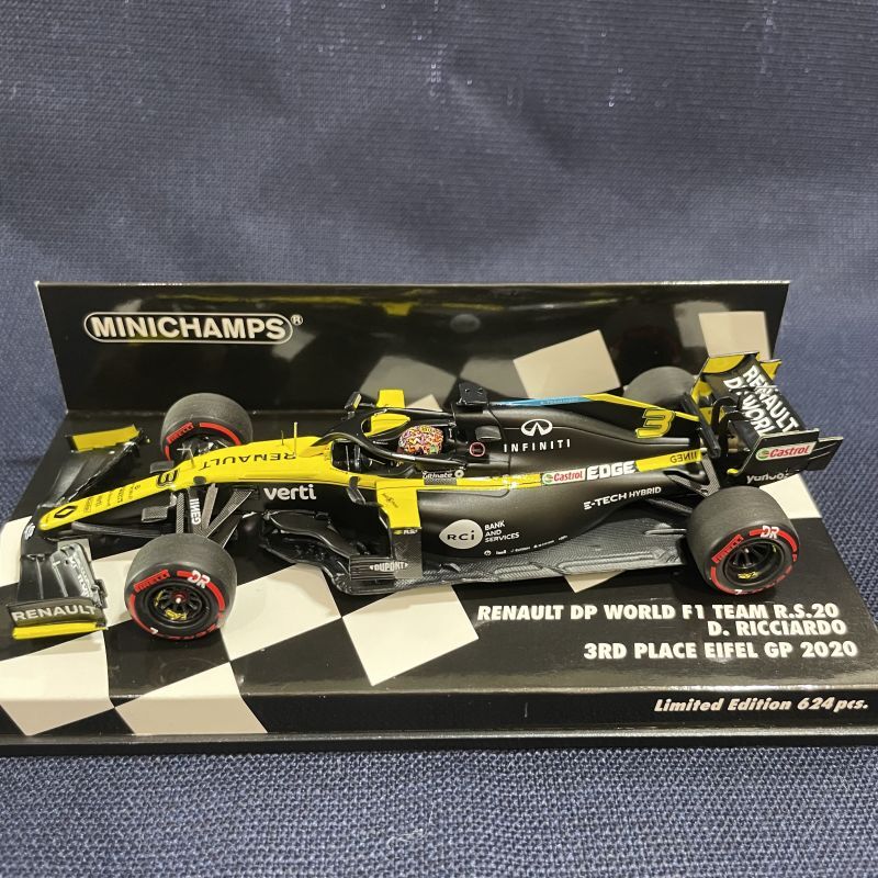 画像1: 新品正規入荷品●PMA1/43 RENAULT R.S.20 3rd PLACE EIFEL GP 2020 (D.リカルド）#3