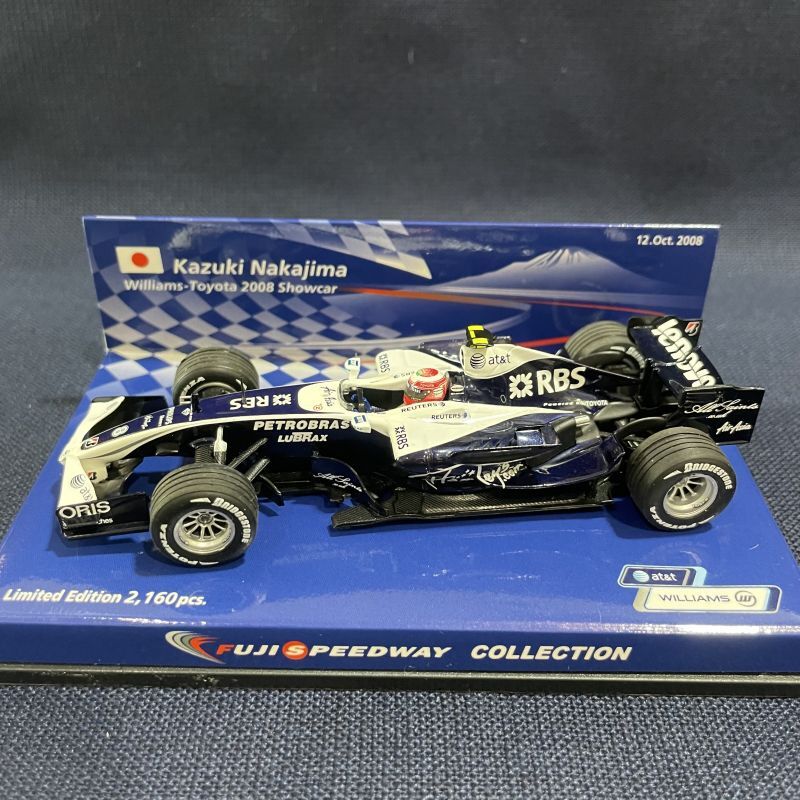 画像1: セカンドハンド品●富士スピードウェイ別注●PMA1/43 WILLIAMS TOYOTA SHOWCAR 2008 (中嶋一貴）#8