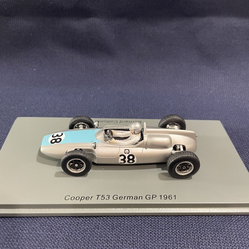 画像1: シグナス特別価格●新品正規入荷品●SPARK1/43 COOPER T53 GERMAN GP 1961 (B.COLLOMB)#38