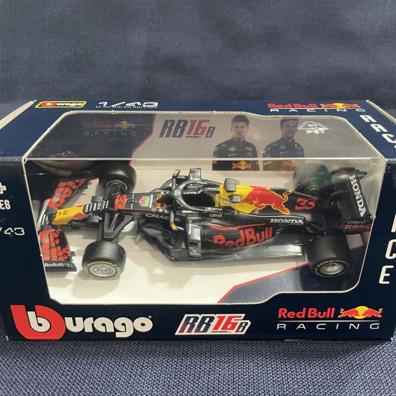 画像1: 再入荷●新品正規入荷品●burago1/43 RED BULL HONDA RB16B 2021(M.フェルスタッペン）#33