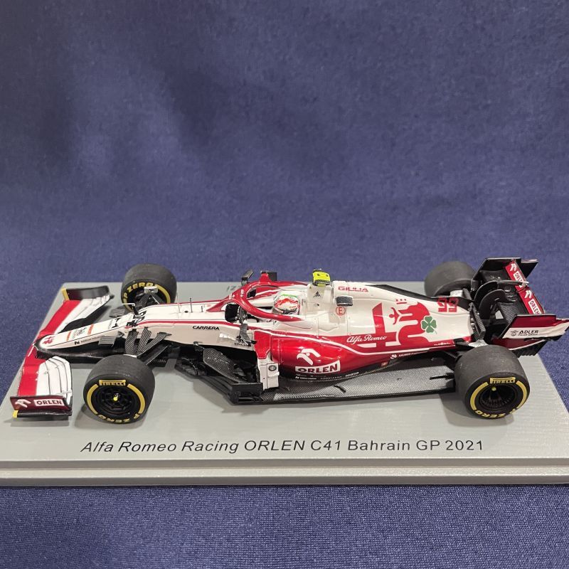 画像1: 新品正規入荷品●SPARK1/43 ALFA ROMEO ORLEN C41 BAHRAIN GP 2021 (A.ジョビナッツィ） #99