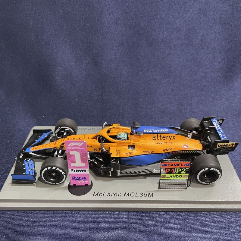 画像1: 新品正規荷品●SPARK1/43 Mclaren MCL35M WINNER ITALIAN GP 2021 (D.リカルド) #3