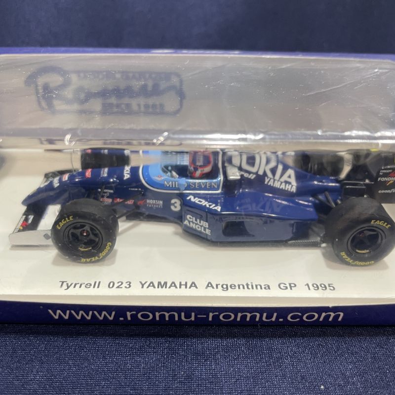 ロム特注 1/43 ティレル 023 ヤマハ 1995 片山右京 アルゼンチンGP