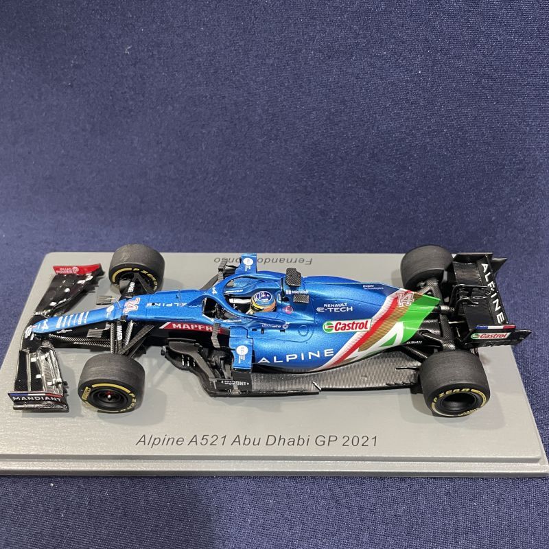 画像1: 新品正規荷品●SPARK1/43 ALPINE A521 ABU DHABI GP 2021(F.アロンソ）#14