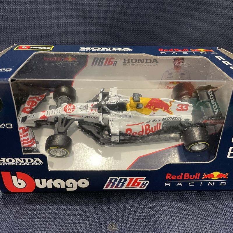 画像1: 新品正規入荷品●burago1/43 RED BULL HONDA RB16B TURKISH 2021(M.フェルスタッペン）#33