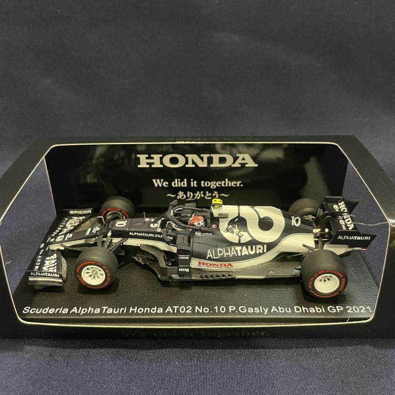 画像1: 新品特別入荷品●SPARK1/43 鈴鹿サーキット別注 ALPHATAURI HONDA AT02 ABU DHABI GP 2021 (P.ガスリー）#10〜ありがとう〜