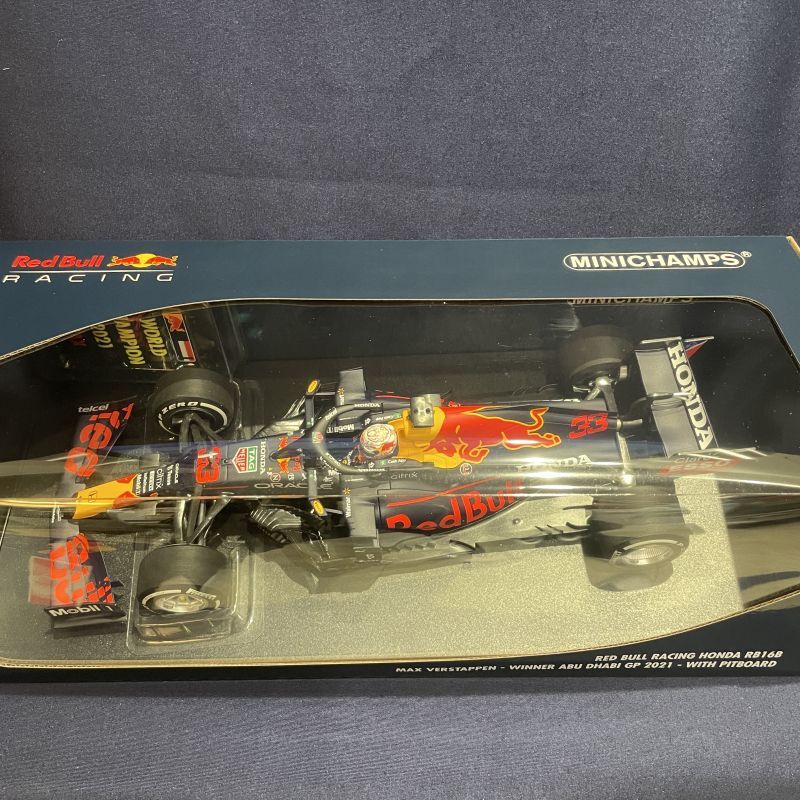 画像1: 新品正規荷品●PMA1/18 RED BULL HONDA RB16B WINNER ABU DHABI GP 2021 (M.フェルスタッペン） #33