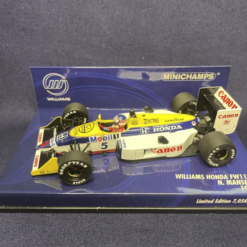 画像1: セカンドハンド品●PMA1/43 WILLIAMS HONDA FW11B (N.マンセル） 1987