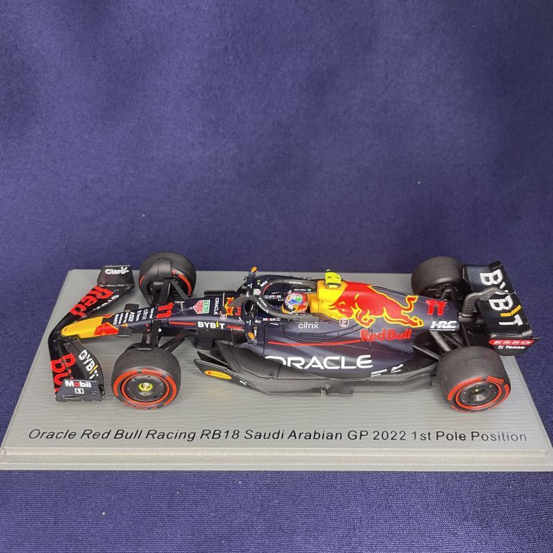 画像1: 新品正規荷品●SPARK1/43 RED BULL RB18 SAUDI ARABIAN GP 2022 1st POLE POSITION (S.ペレス）#11