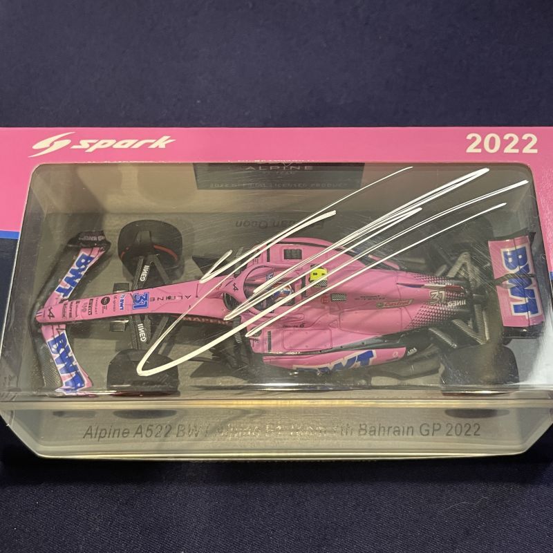 画像: SPARK1/43 E.オコン直筆サイン入り ALPINE A522 7th BAHRAIN GP 2022 (E.オコン) #31