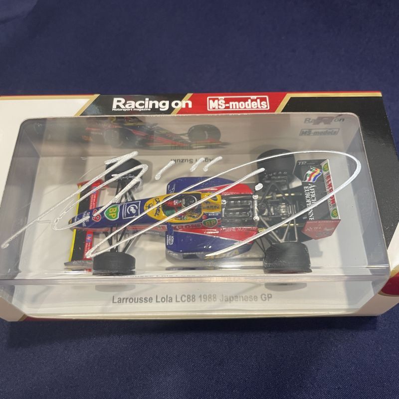 画像: SPARK1/43 鈴木亜久里 直筆サイン入り LARROUSSE LOLA LC88 JAPANESE GP 1988 (鈴木亜久里）#29