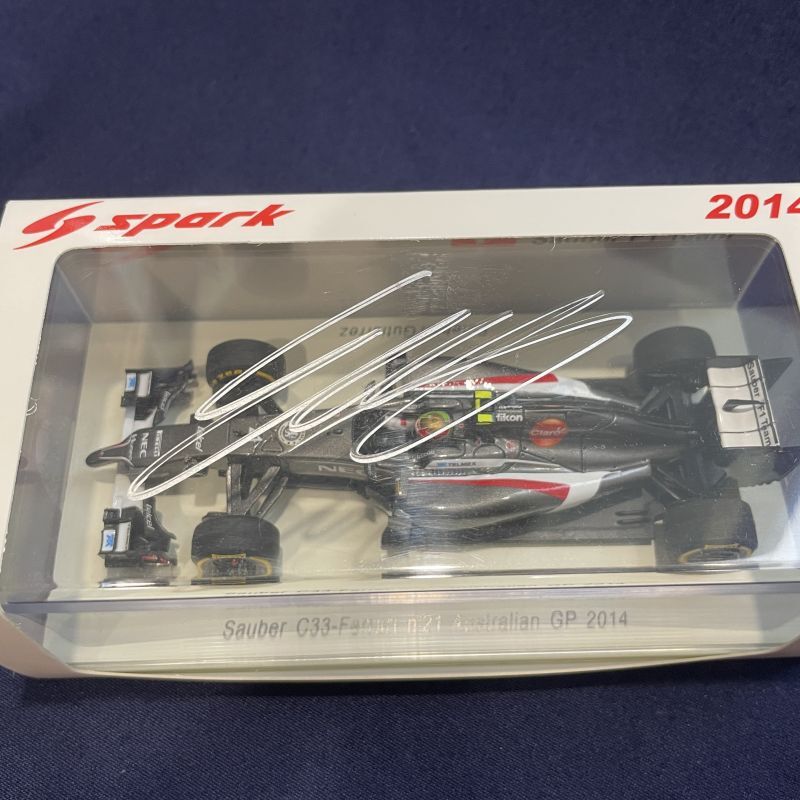 画像: SPARK1/43 E.グティエレス直筆サイン入り SAUBER C33 AUSTRALIAN GP 2014 (E.グティエレス) #21