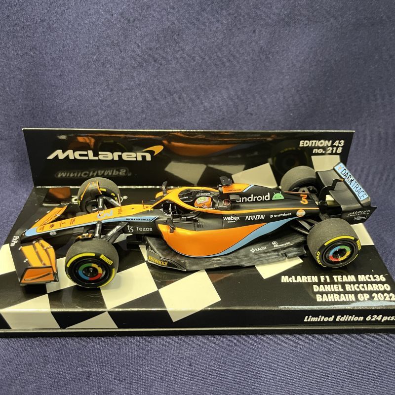 画像1: 新品正規荷品●PMA1/43 McLAREN MCL36 BAHRAIN GP 2022 (D.リカルド） #3