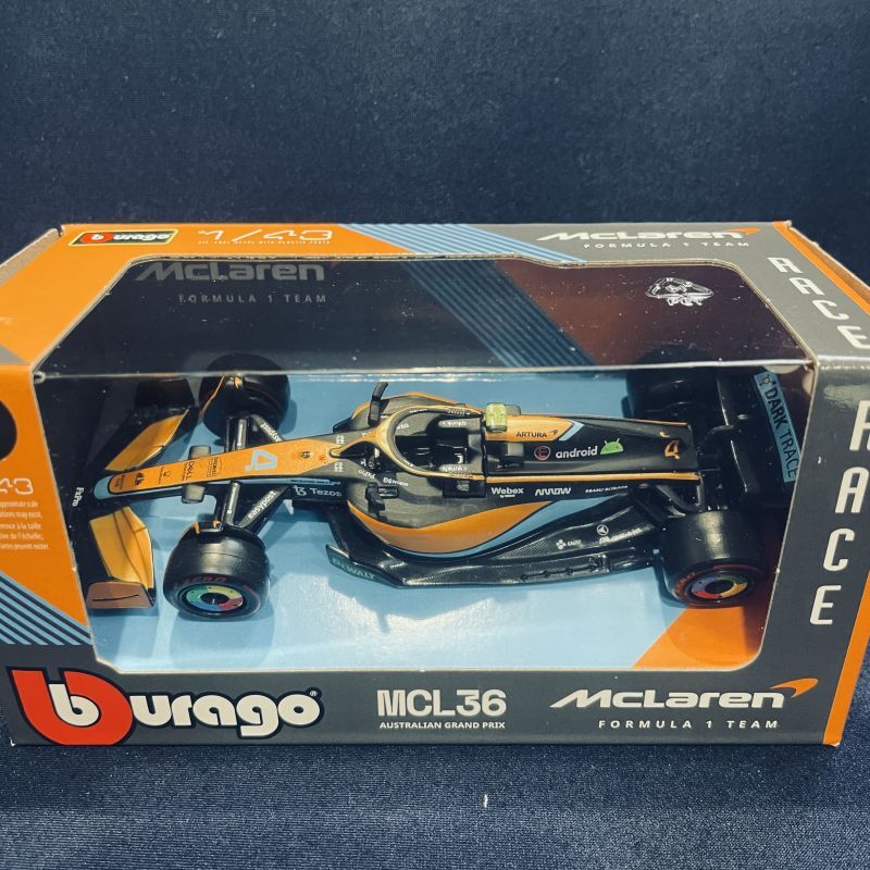 画像1: 新品正規入荷品●burago1/43 McLAREN MCL36 2022(L.ノリス）#4