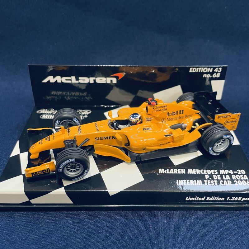 画像1: セカンドハンド品●PMA1/43 McLAREN MERCEDES MP4-20 INTERIM TEST CAR 2006 (P.DE LA ROSA）