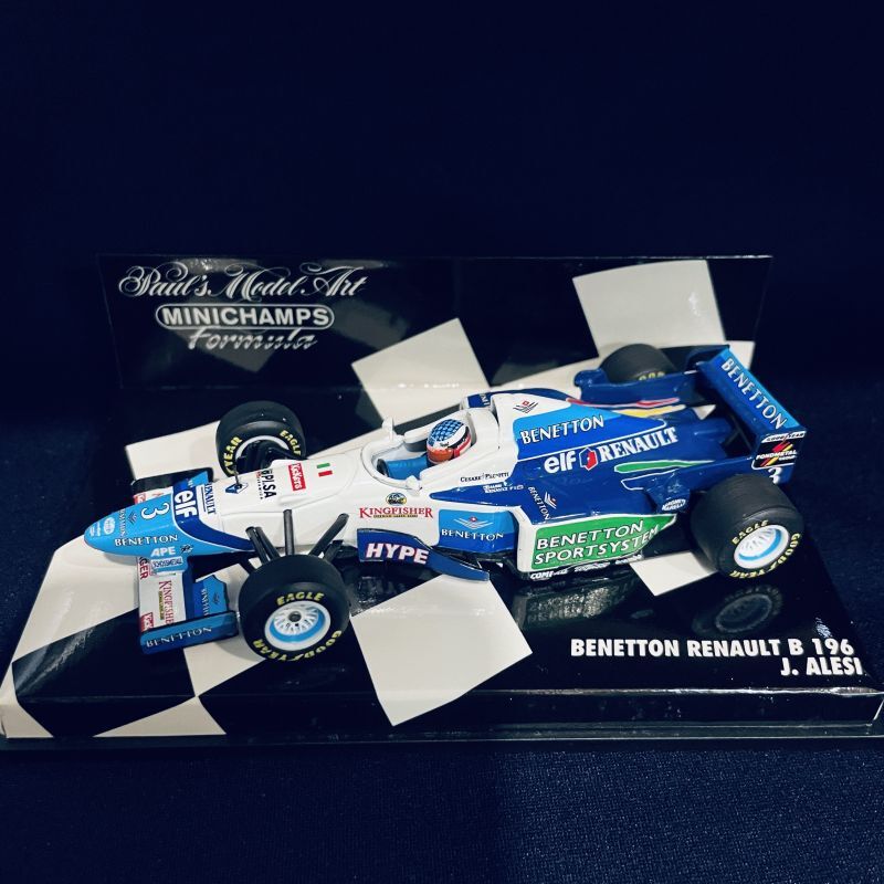 画像1: セカンドハンド品●PMA1/43 BENETTON RENAULT B196 (J.アレジ）#3