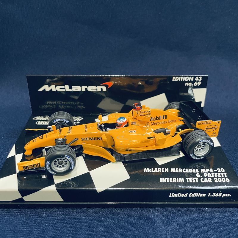 画像1: セカンドハンド品●PMA1/43 McLAREN MERCEDES MP4-20 INTERIM TEST CAR 2006 (G.パフェット）