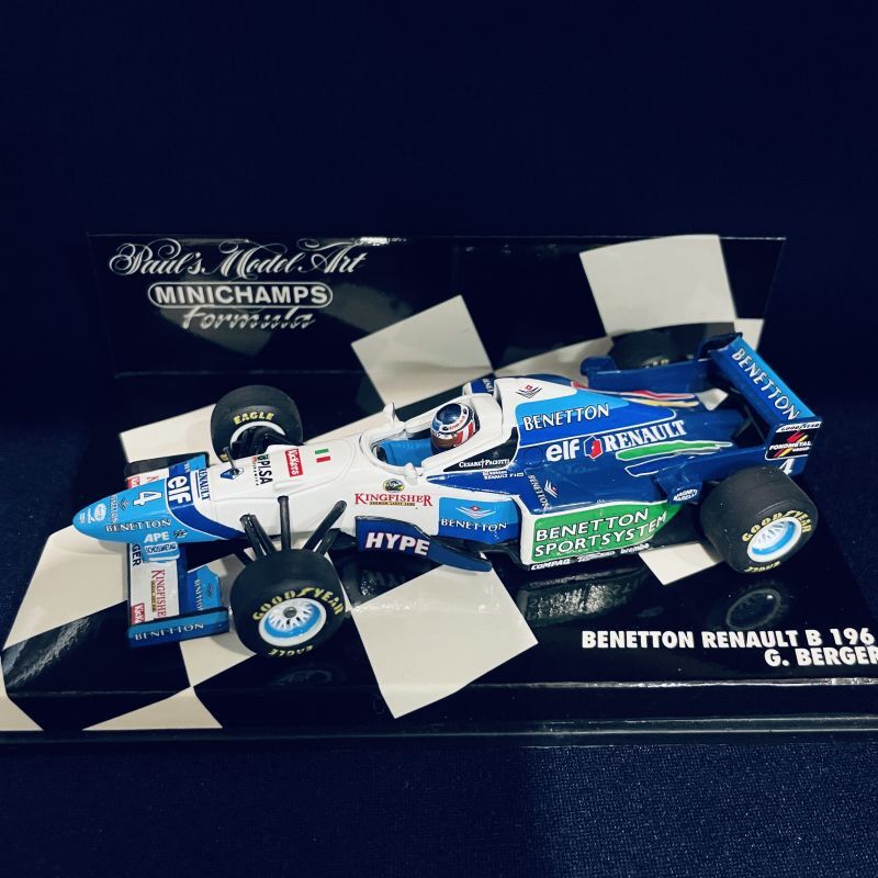 画像1: セカンドハンド品●PMA1/43 BENETTON RENAULT B196 (G.ベルガー）#4