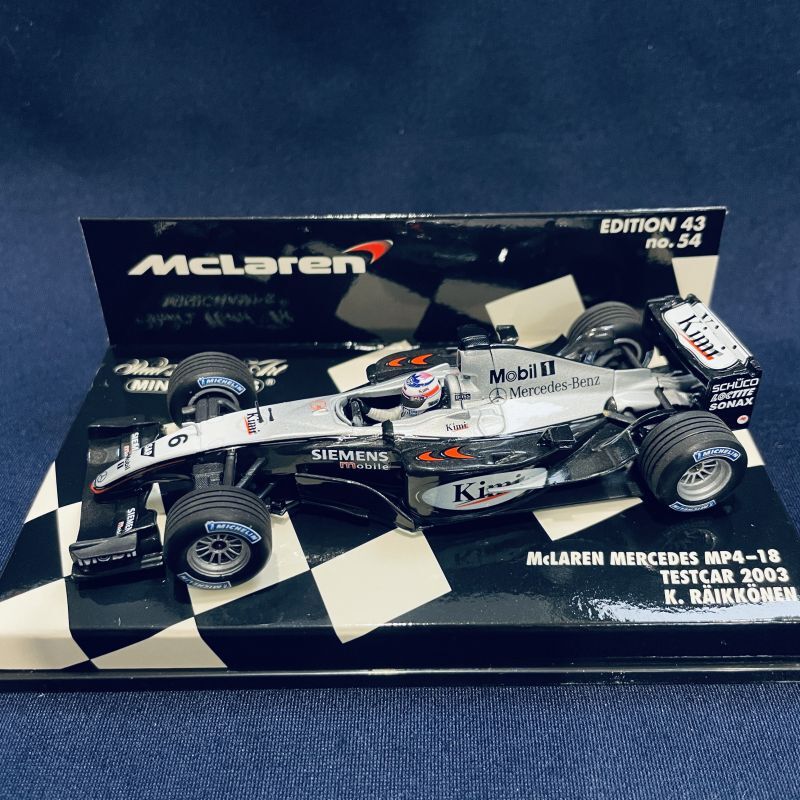 画像1: セカンドハンド品●PMA1/43 McLAREN MERCEDES MP4-18 TESTCAR 2003 (K.ライコネン）