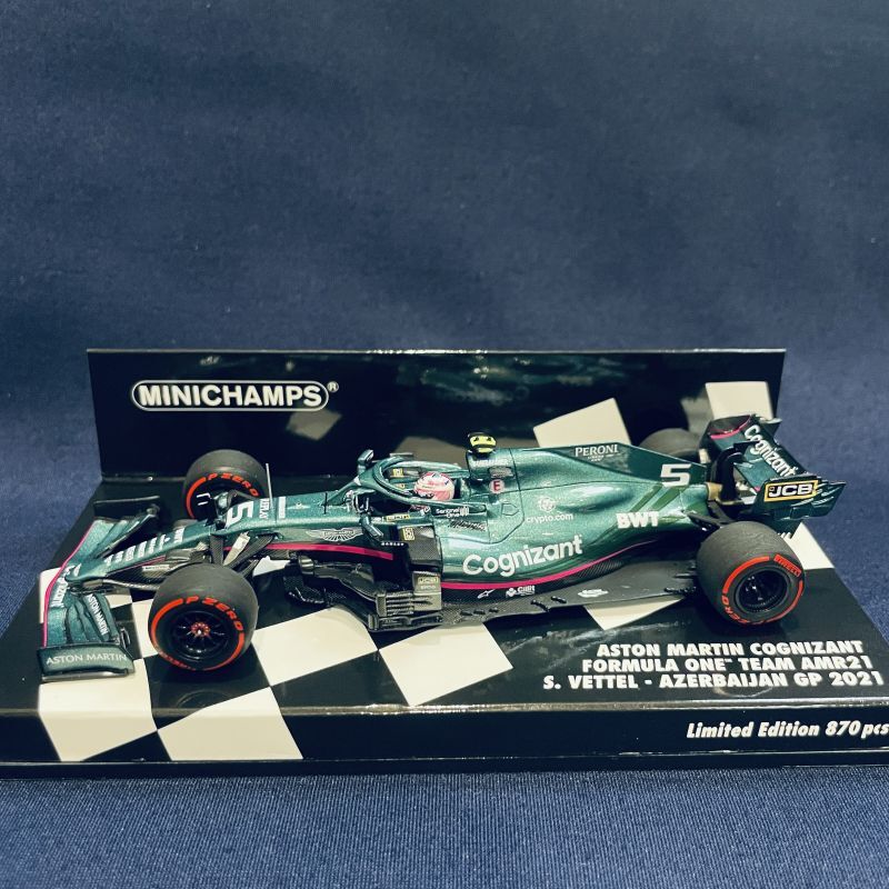 画像1: 新品正規入荷品●PMA1/43 ASTON MARTIN AMR21 AZERBAIJAN GP 2021 (S.ベッテル）#5