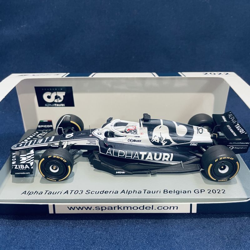 画像1: 新品正規荷品●SPARK1/43 ALPHA TAURI AT03 BELGIAN GP 2022 (P.ガスリー）#10