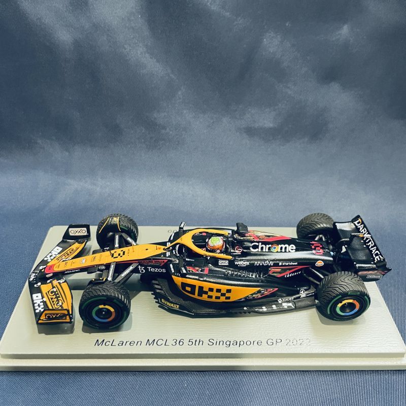 画像1: 新品正規入荷品●SPARK1/43 McLAREN MCL36 5th SINGAPORE GP 2022 (D.リカルド）#3