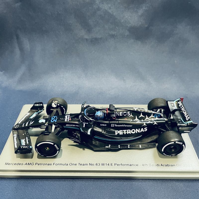 画像1: 新品正規入荷品●SPARK1/43 MERCEDES-AMG W14 4th SAUDI ARABIAN GP 2023 (G.ラッセル）#63